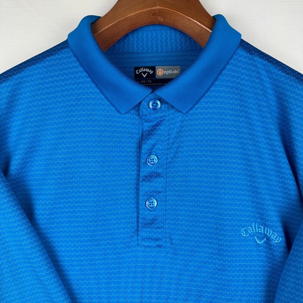 Callaway Opti-Dri Men's Size XL Performance Golf Polo Shirt Casual Short Sleeve